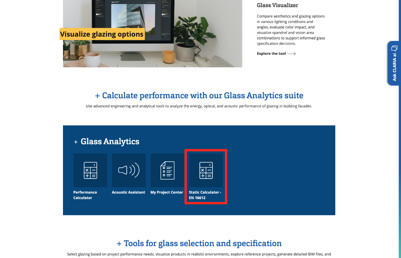 Glass Performance Calculator Tutorial
