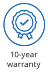 5-year warranty